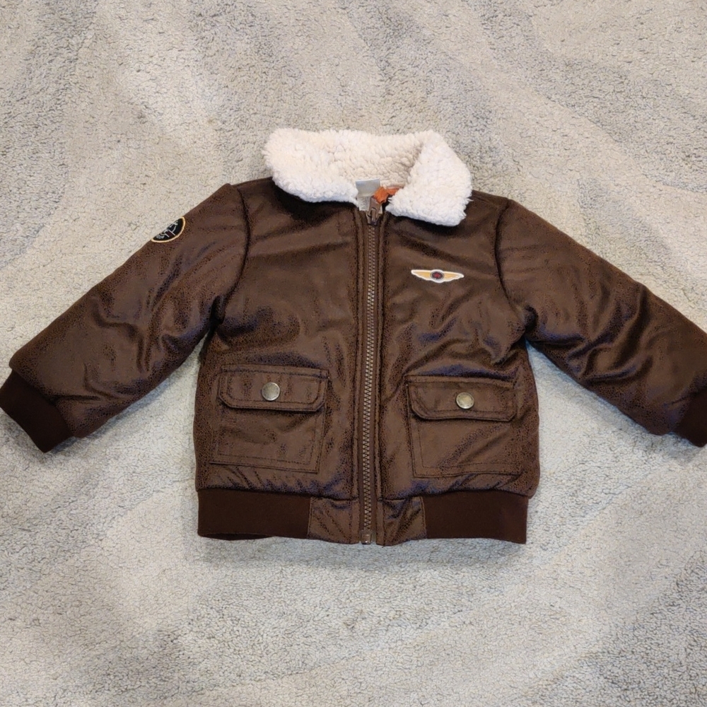 Brown Bomber Jacket and Pants Set - Picture 2 of 7